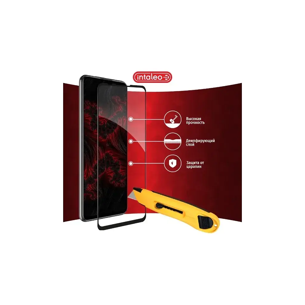 Скло захисне Intaleo Full Glue ZTE Blade V30 Black (1283126515644) - фото 5