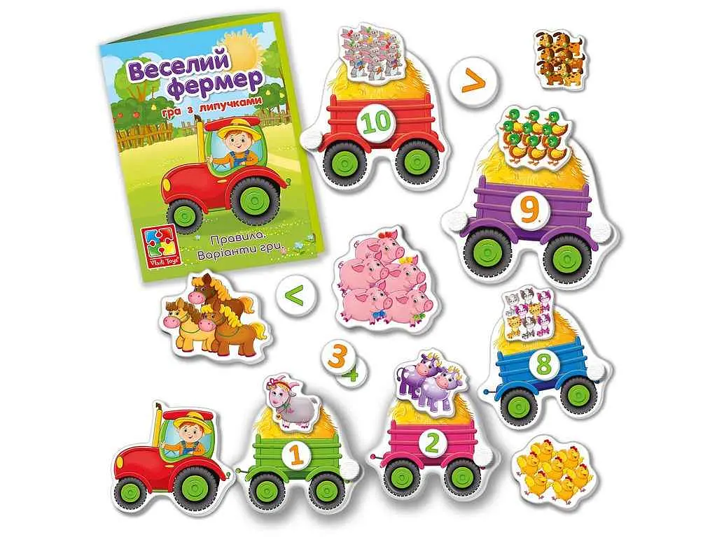 Гра з липучками VLADI TOYS "Веселий фермер" VT2100-13 - фото 3