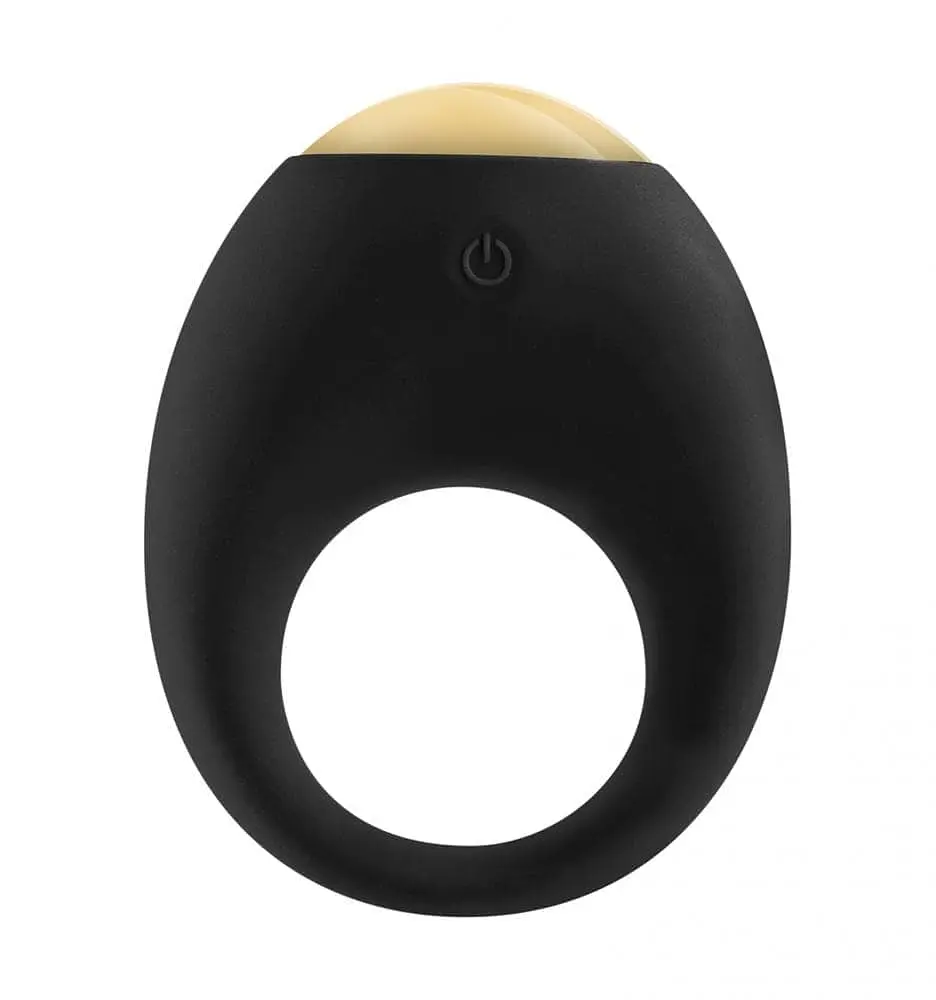 Віброкільце ToyJoy Eclipse Vibrating Cock Ring, 10х3.3 см (чорний)