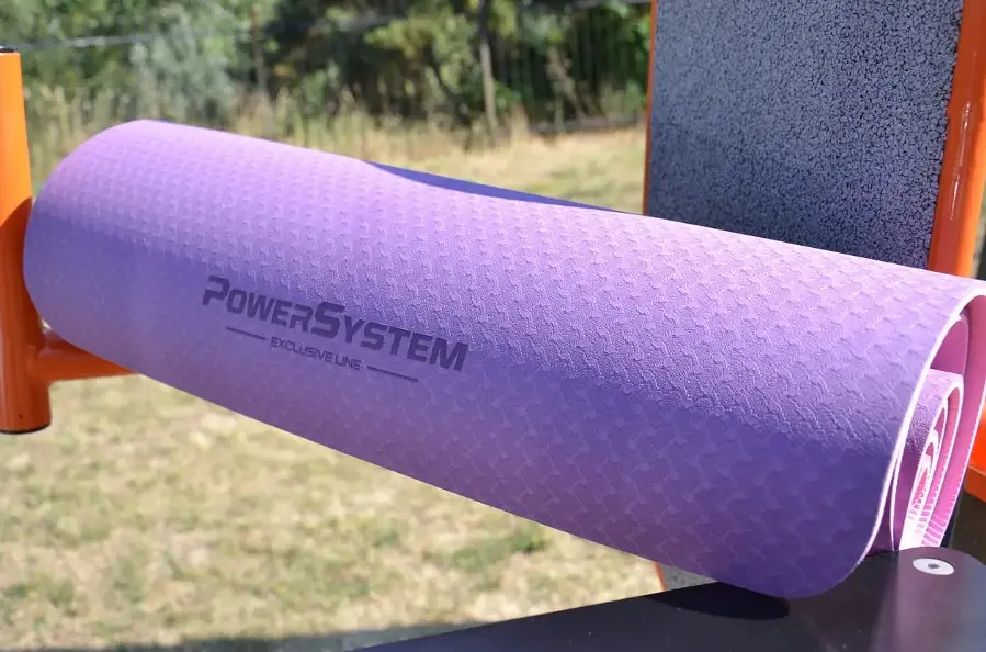 Килимок для йоги та фітнесу Power System PS-4060 TPE Yoga Mat Premium Purple (183х61х0.6) (4060PI-0) - фото 6