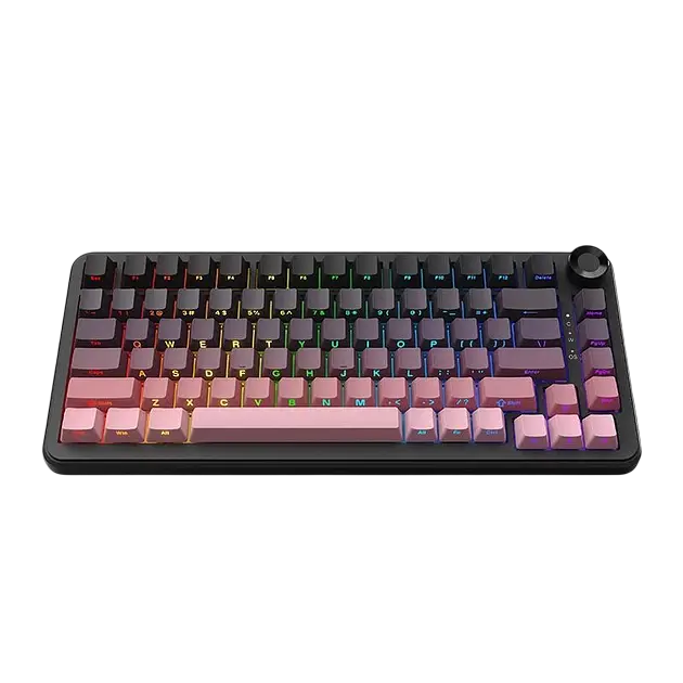 Клавиатура Ajazz AK820 Max Plus Gift Switch Side Printed Blackberry Pink - фото 2