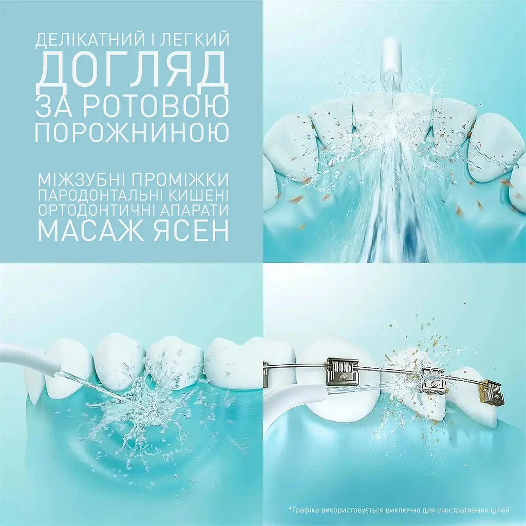 Іригатор Panasonic EW-DJ26-A321 з 2 насадками - фото 2