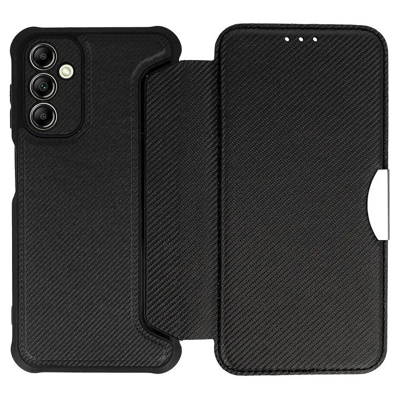 Шкіряний чохол-книжка GETMAN Razor (PU) для Samsung Galaxy A36 5G / A56 5G Black - фото 3