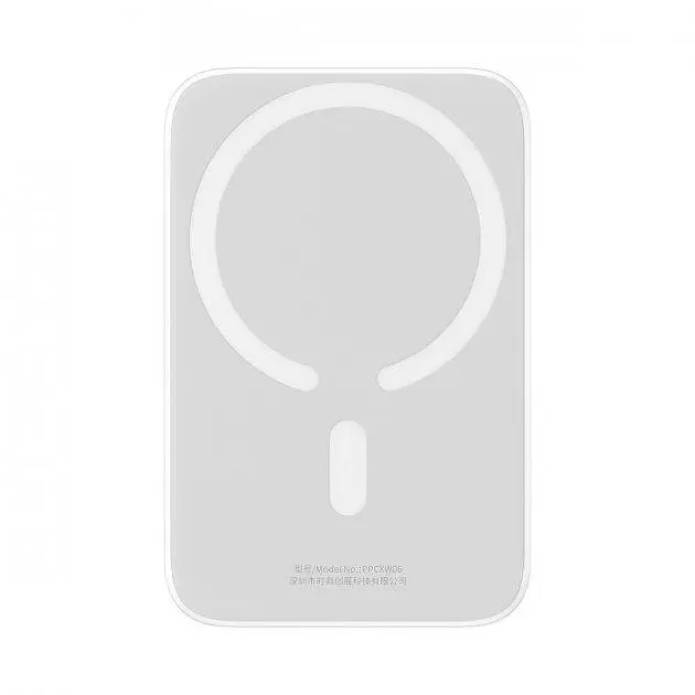 Внешний аккумулятор Baseus MagSafe 6000mAh 20W (PPCX020002) белый - фото 3
