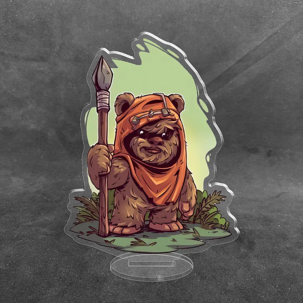 Акрилова колекційна фігурка Чібі Chibi Зоряні війни Star Wars - EWOK 10 см - фото 2