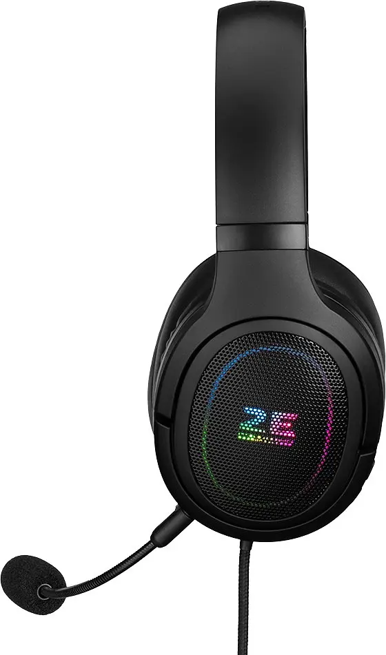 Комп'ютерна гарнітура 2E Gaming HG330 RGB 3.5mm Black (2E-HG330BK) - фото 3