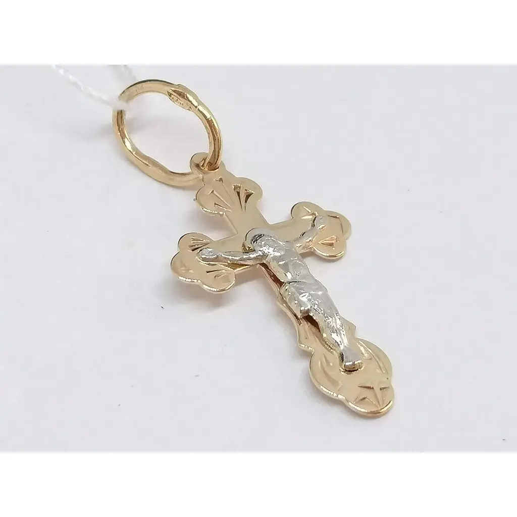 Золотой крестик Tango. Распятие Христа. 230014 - фото 2