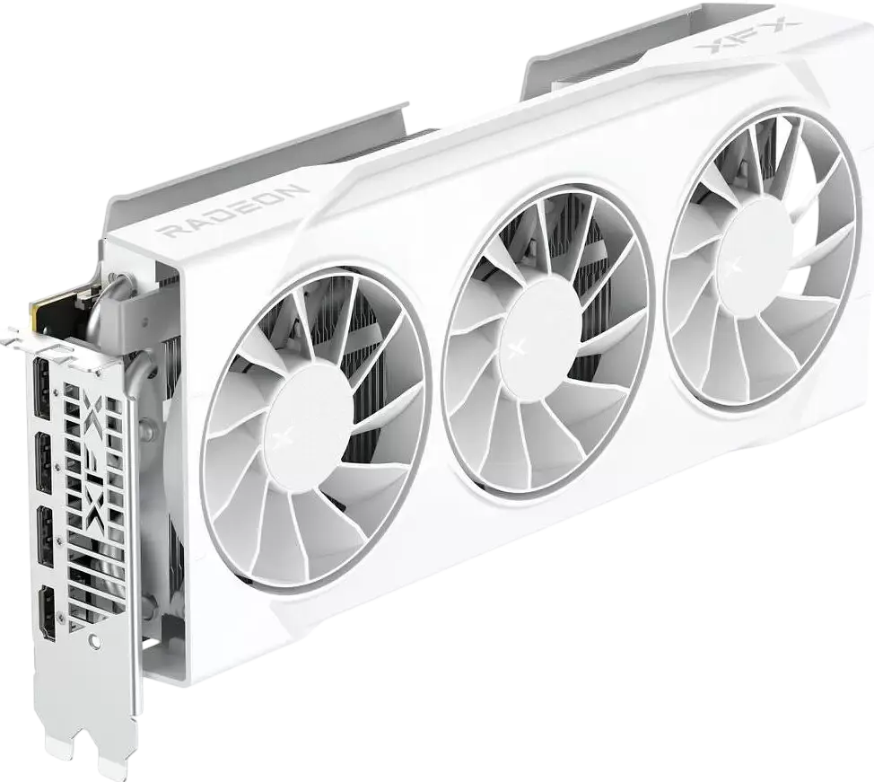 Відеокарта AMD Radeon RX 9070 XT 16GB XFX Quicksilver White (RX-97TQICKW9) - фото 3