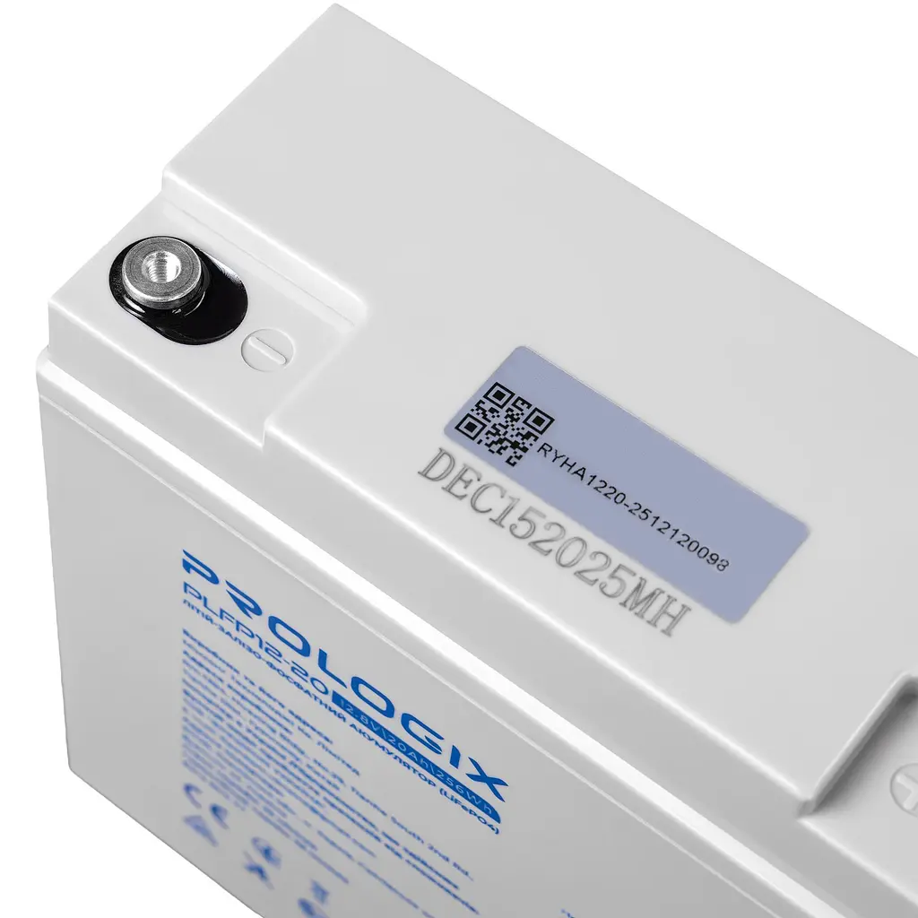 Акумуляторна батарея Prologix 12.8V 20AH 256Wh (PLFP12-20) LiFePO4 - фото 2