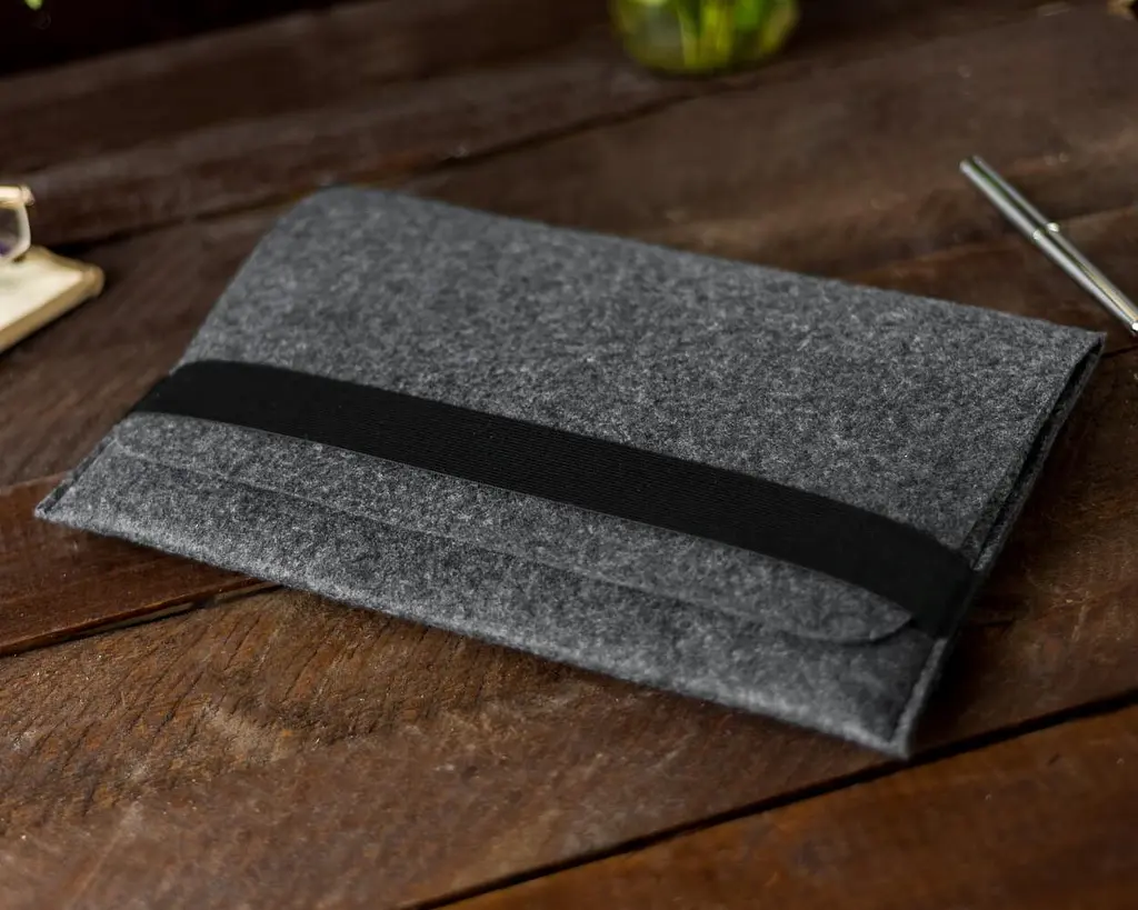 Чехол для ноутбука Gmakin 14 Macbook Pro Horizontal Dark Gray (GM14-14) - фото 11