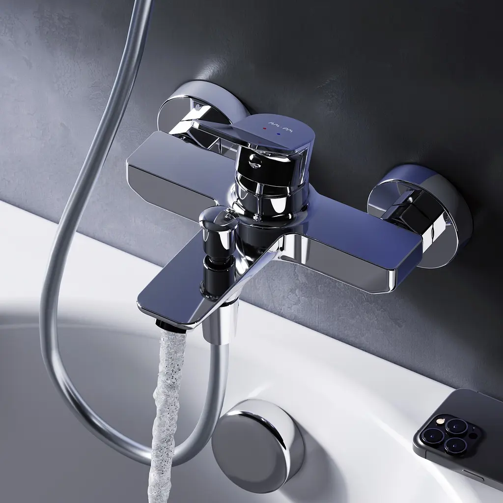 Змішувач для ванни та душу AM.PM X-Joy F85A10000 - фото 3