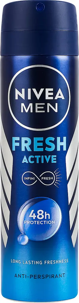 Антиперспірант Nivea Men Активна свіжість спрей 150 мл - фото 1