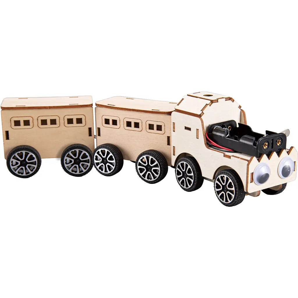 Конструктор Stem деревянный Поезд (7143403) - фото 3