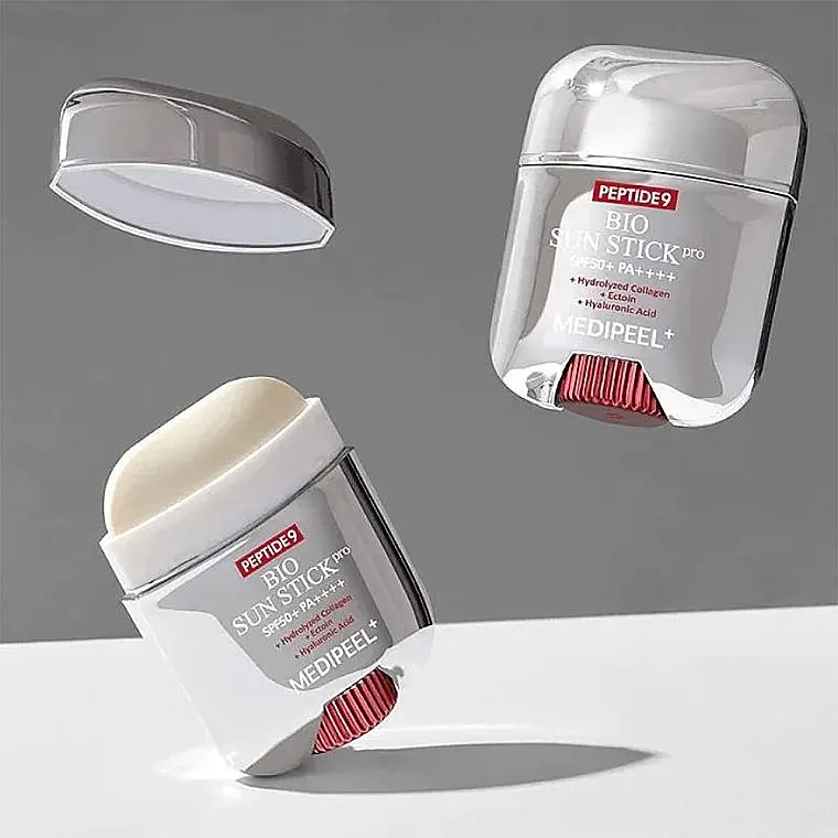 Сонцезахисний стік для обличчя Medi-Peel Peptide 9 Bio Sun Stick Pro SPF 50+ PA++++ пептидний 20 г - фото 6