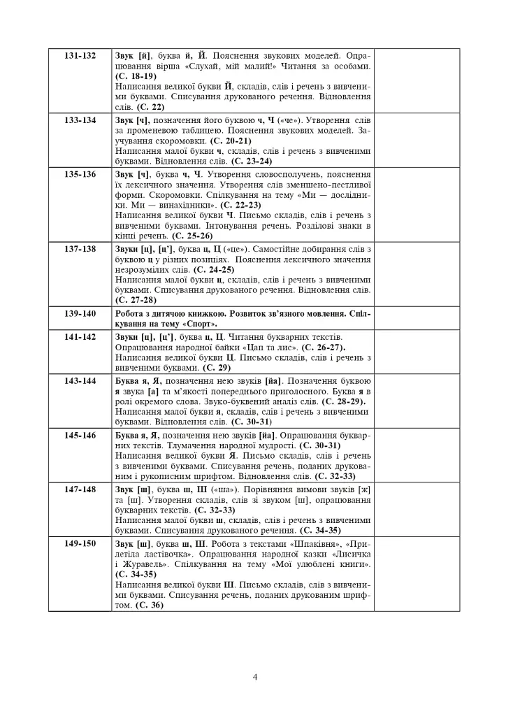 Украинский язык. 1 класс. Конспекты уроков. Обучение грамоте. Часть 2 - фото 3