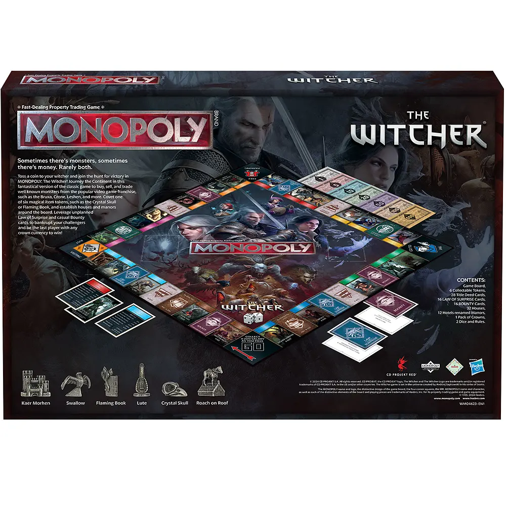 Настольная игра Winning Moves Witcher Monopoly UK - фото 3