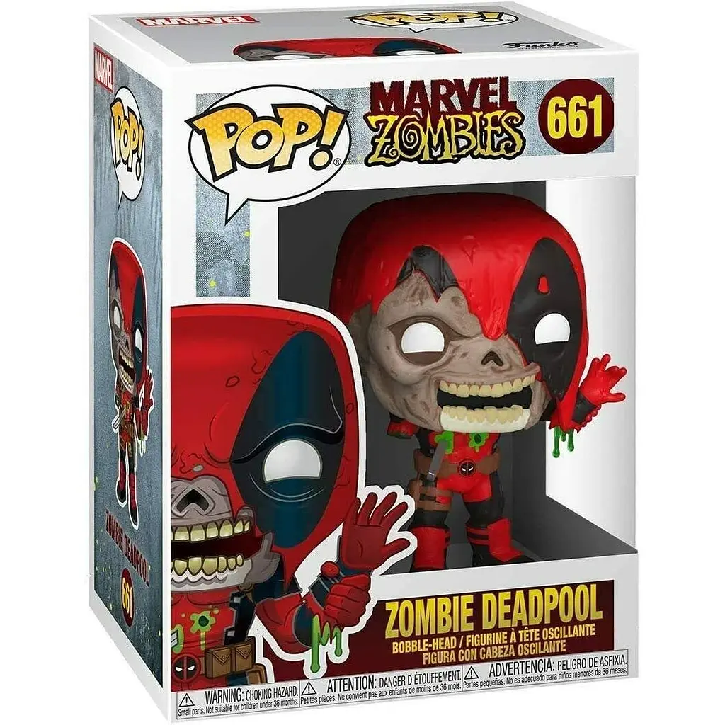 Фігурка Funko Pop Марвел Зомбі Зомбі Дедпул Marvel Zombies Zombie Deadpool 10 см FP MZ ZD 661 - фото 3