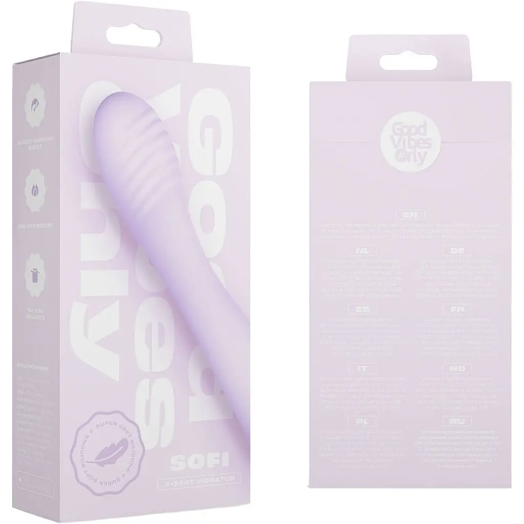 Вібратор Good Vibes Only Sofi G-Spot Vibrator Soft Silicone Purple (SX3075) [152362] - фото 11