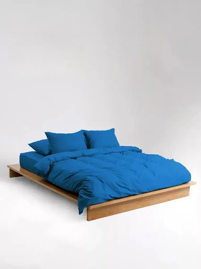 Комплект постільної білизни Good-Dream Сатин Blue King Size синій (GDSBBS220240) - фото 2