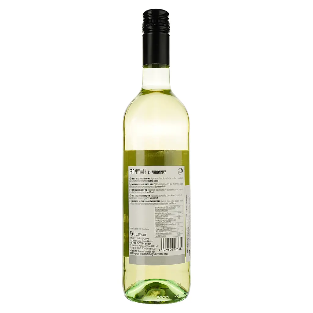 Вино безалкогольное Reh Kendermann Ebony Vale Chardonnay, белое, полусладкое, 0,05%, 0,75 л - фото 2