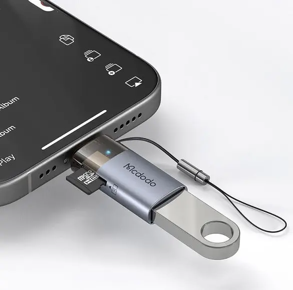 Адаптер Mcdodo USB-C к USB-A 3.0 Transfer Adapter Черный - фото 3