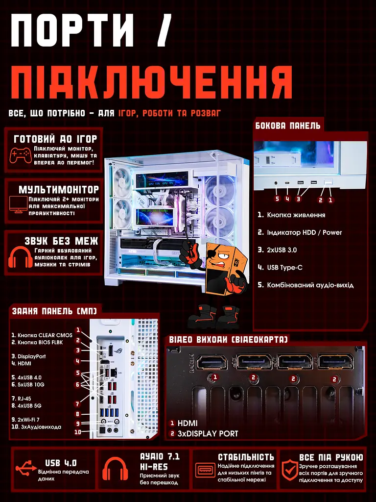 Ігровий ПК FM-Teko (RTX 5070 Ti 16GB / Ryzen 7 9800X3D / 32GB DDR5 / SSD 2TB) - фото 10