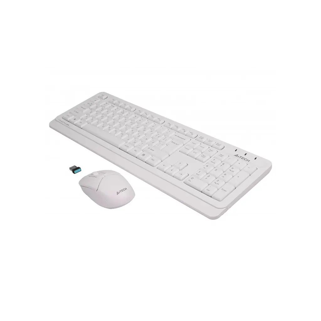 Комплект A4Tech FG1012 Wireless White - фото 3