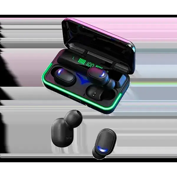 Навушники бездротові XPRO E-10 Bluetooth з Power bank чорні (Bluetooth E-10_400) - фото 7