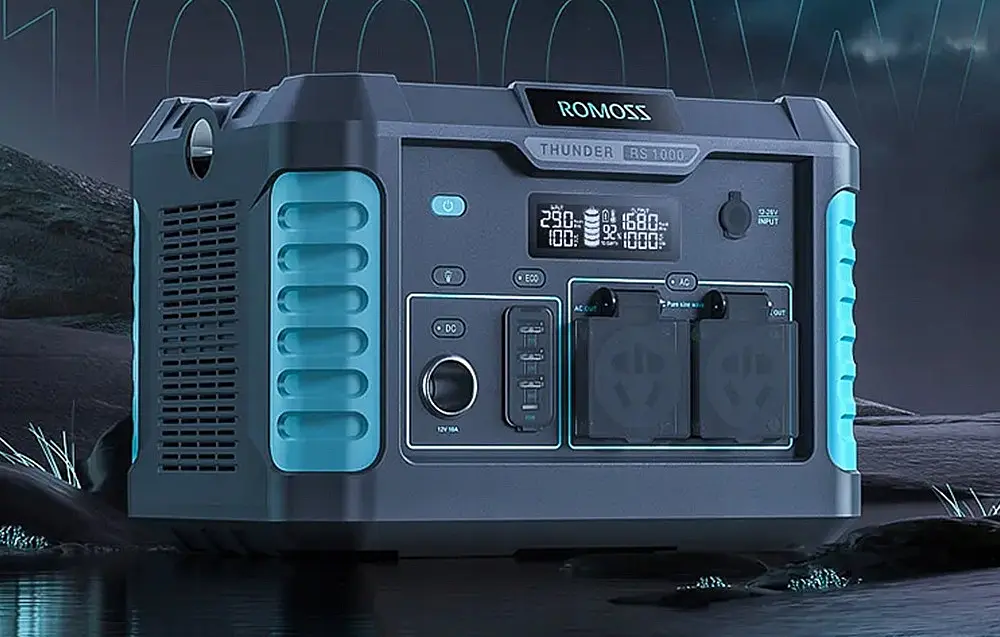 Зарядна станція Romoss 1000W пікове до 2000 Вт (RS1000-2B2-G153H) - фото 5