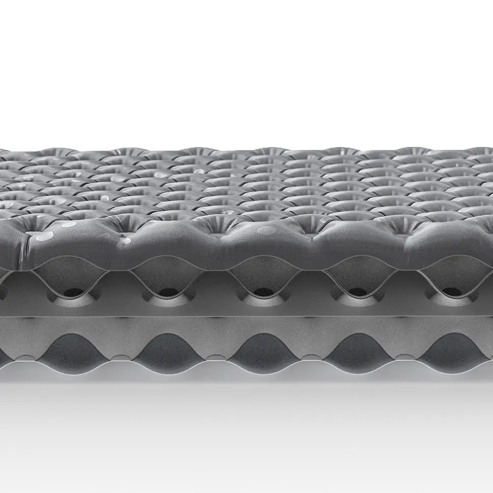 Матрац туристичний надувний одномісний Naturehike CNH22DZ018, надлегкий, 183х58х7 см, сірий, для туризму із мішком для надування - фото 5