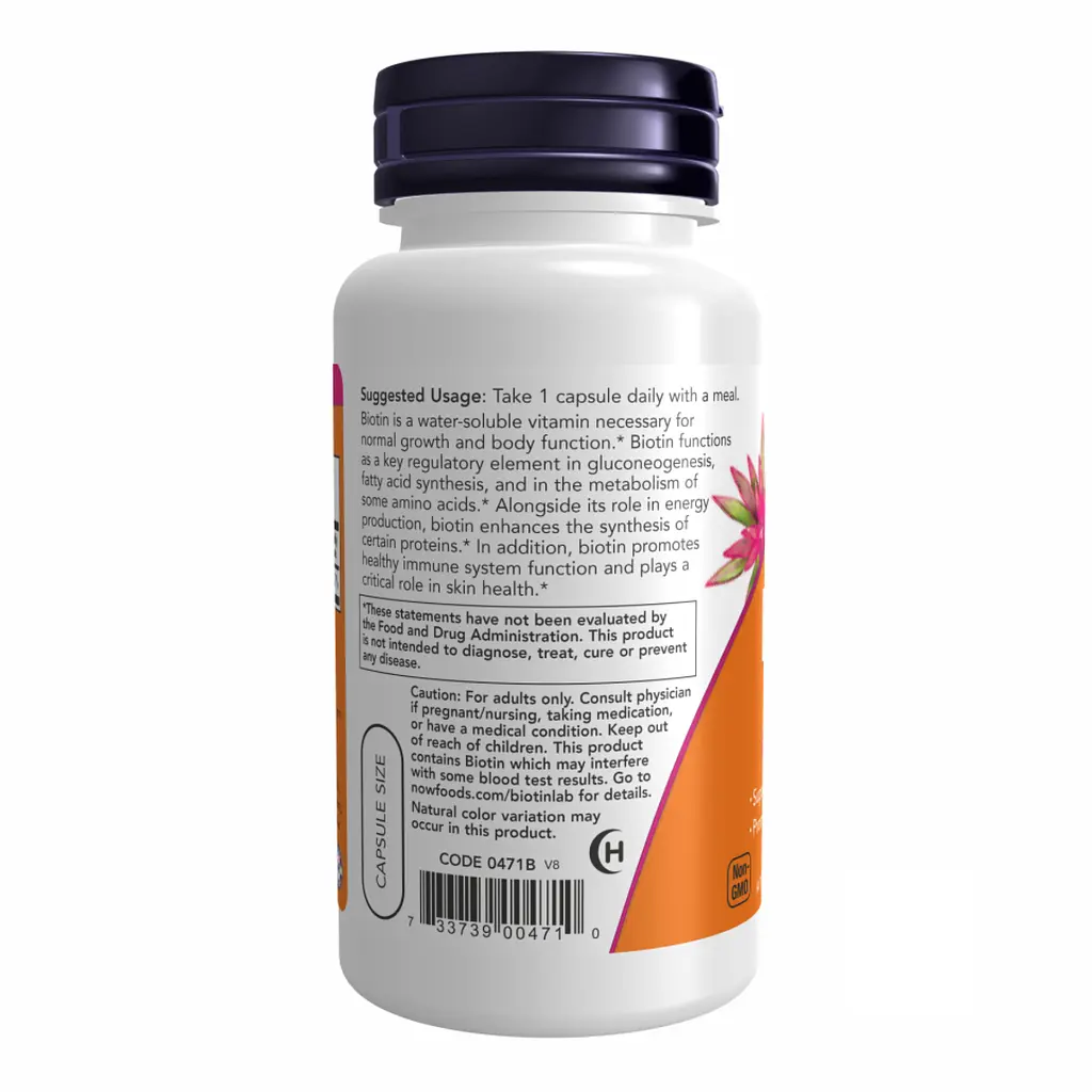 Біотин BIOTIN 5000mcg 120 vcaps - фото 3