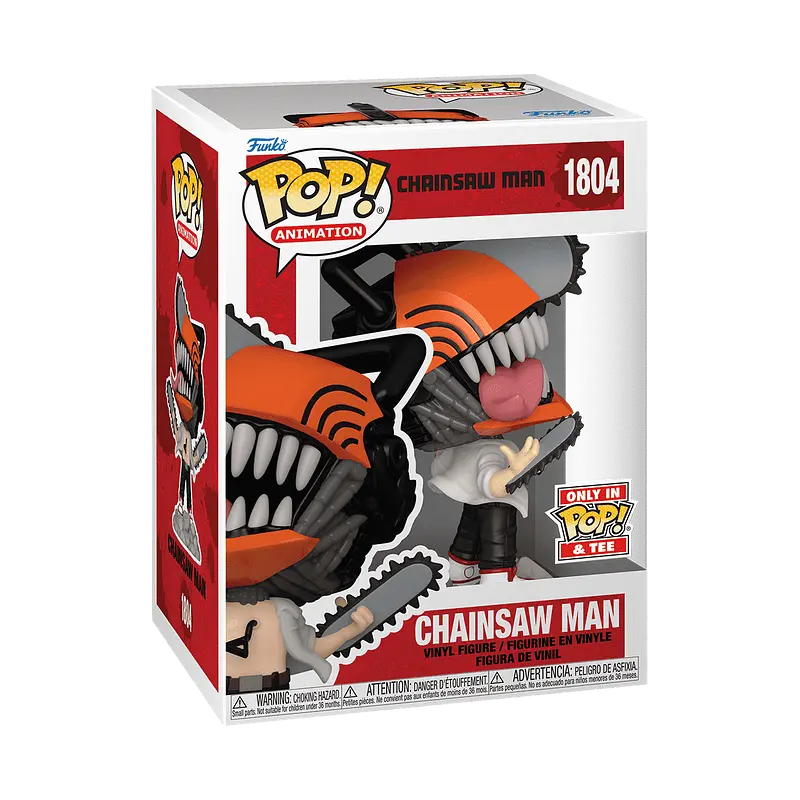 Фігурка Funko Pop Людина-бензопила Денджі з футболкою M Chainsaw Man Denji 10 см FP CM TD M 1804 - фото 3