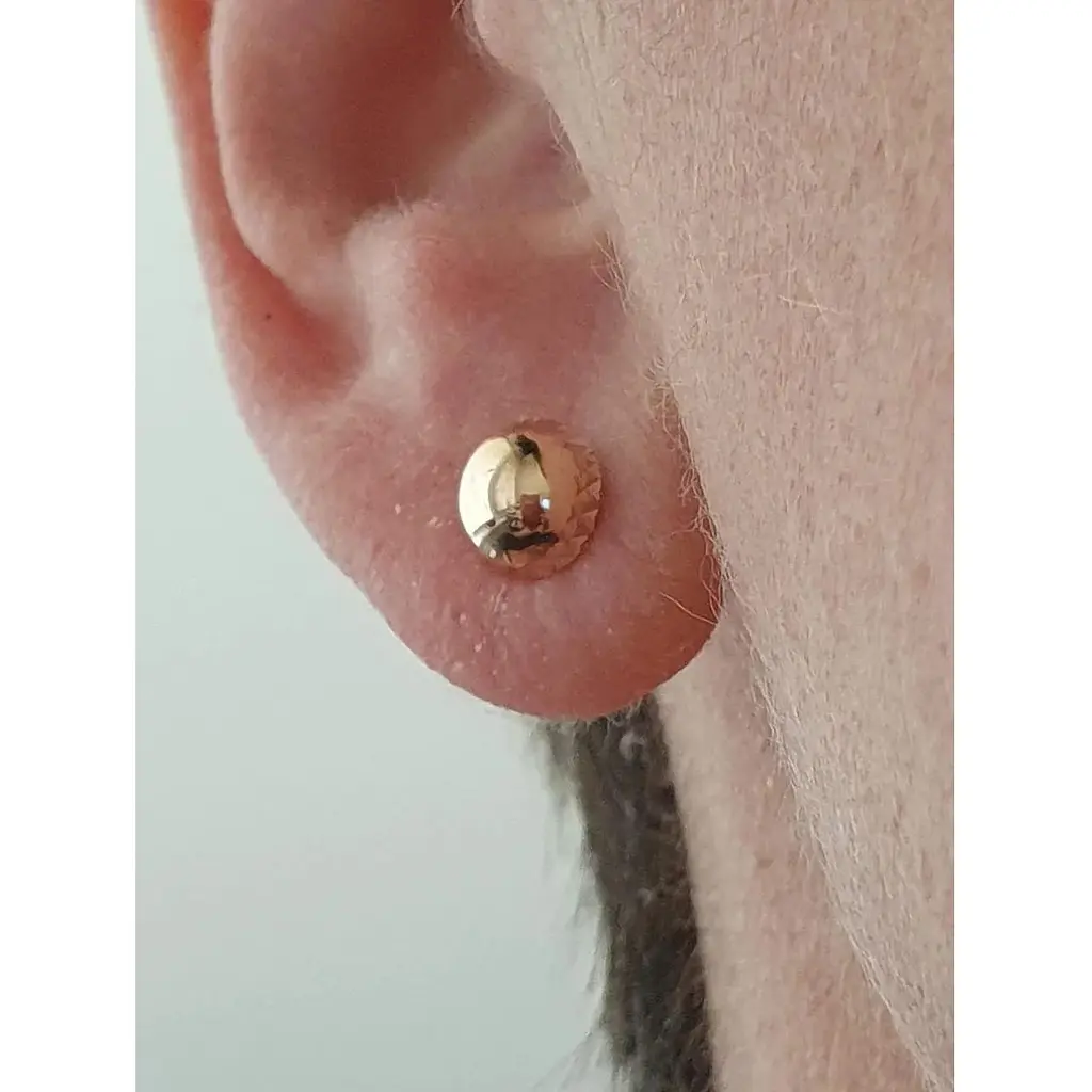 Золоті сережки-пуссети Favoritum. 210147_7 КР - фото 2