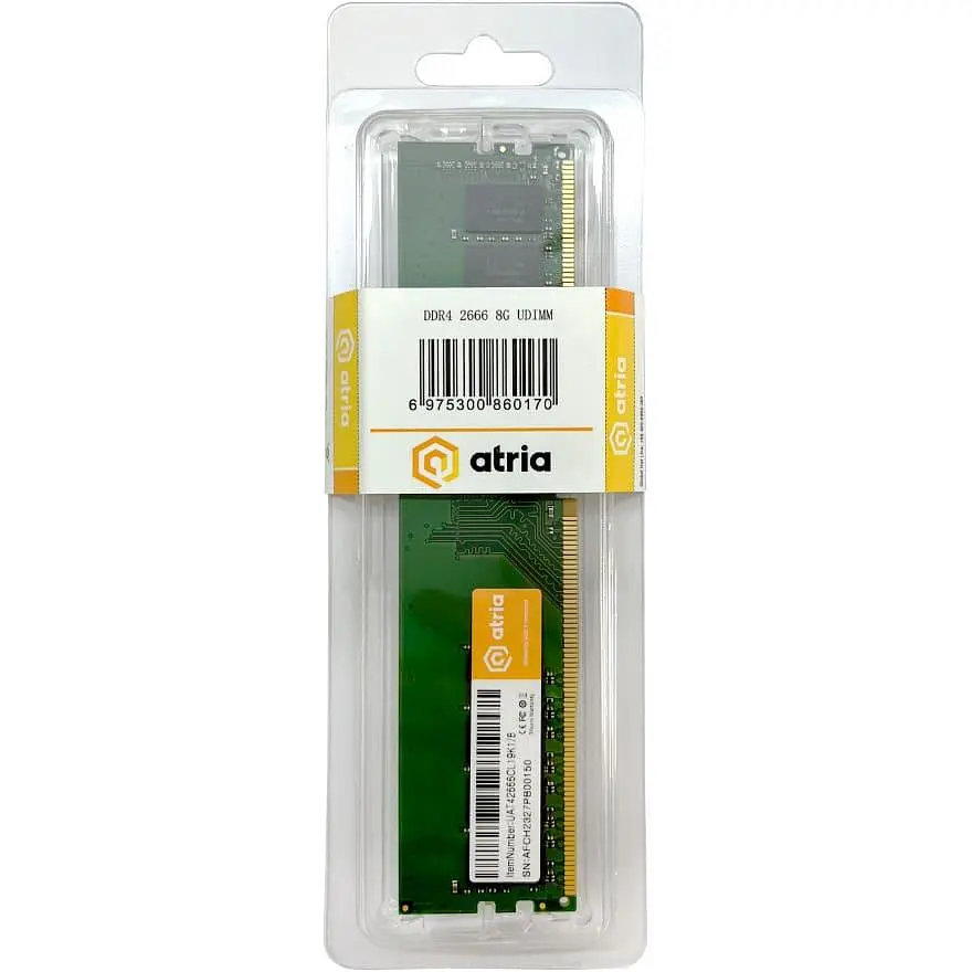 Модуль пам'яті ATRIA DDR4 8Gb 2666MHz UAT42666CL19K1/8 (UAT42666CL19K1/8) - фото 3