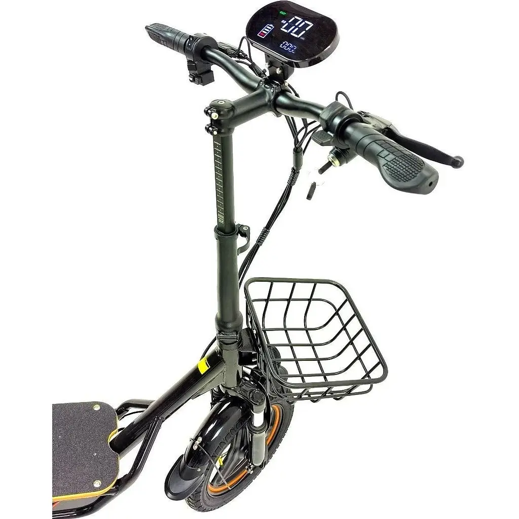 Электросамокат Cruiser C1 Pro 14" (1000W 48V 24Ah) корзина + пластиковый бокс - фото 4