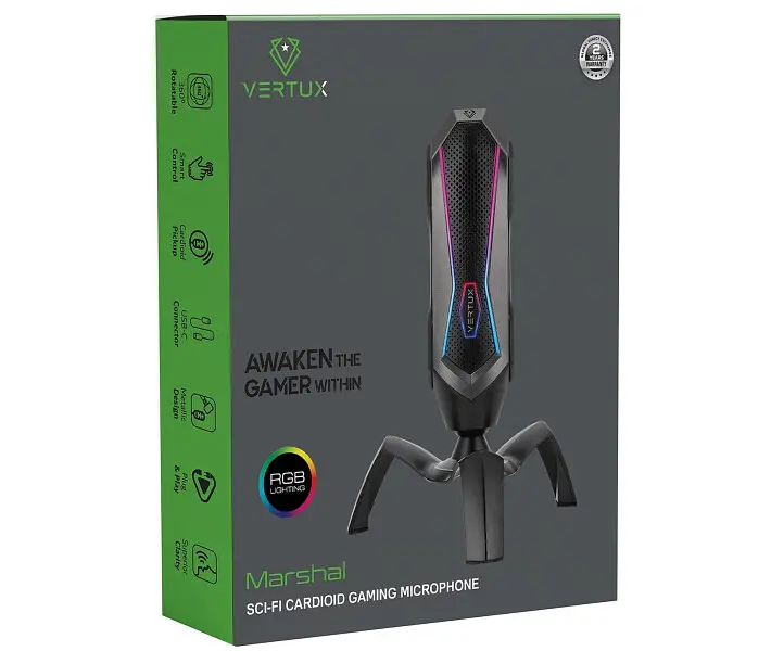 Микрофон Vertux Marshal USB Black (marshal.black) - фото 7