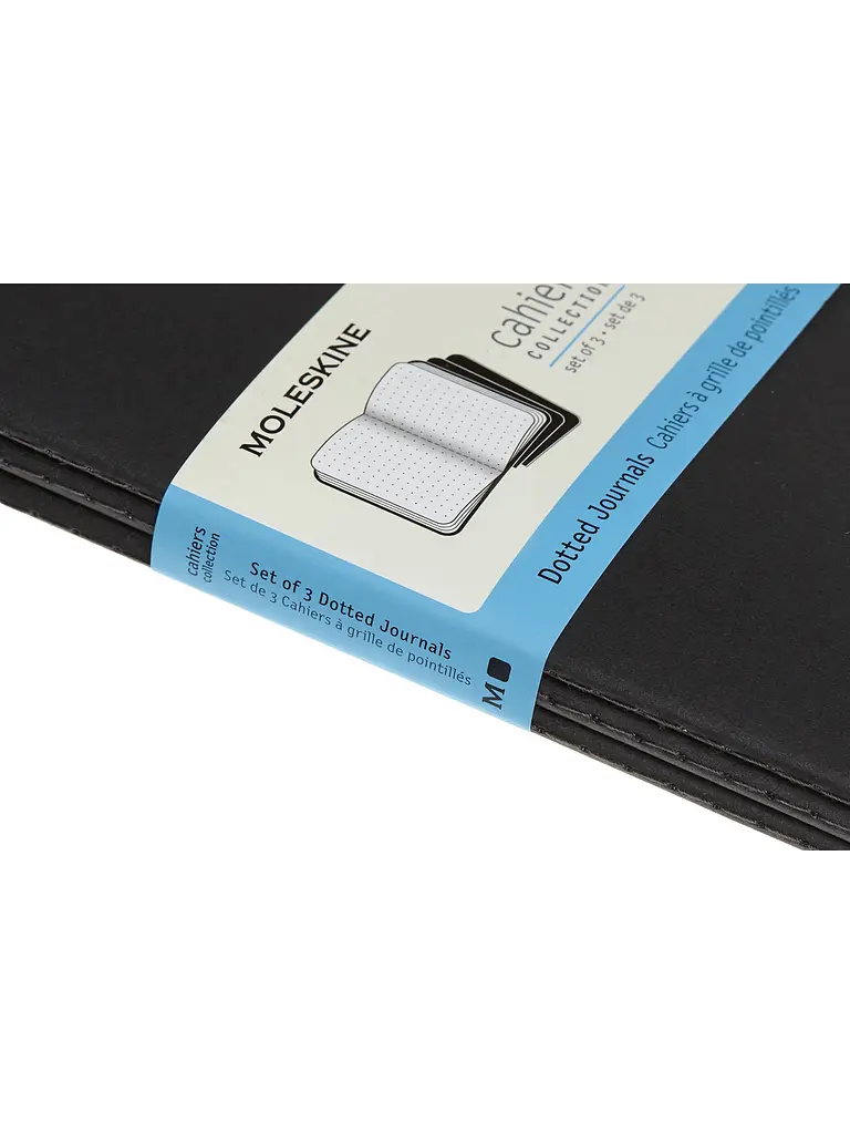 Записник Moleskine Cahier середній, Точка Чорний (QP319) - фото 5