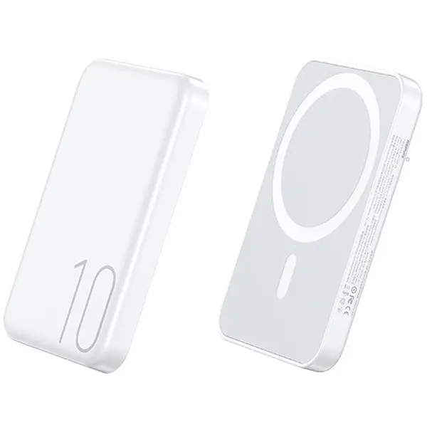 Павербанк Remax RPP-65 / 10000 мАг / до 20 Вт / USB-C + MagSafe / PD+QC / Білий - фото 3