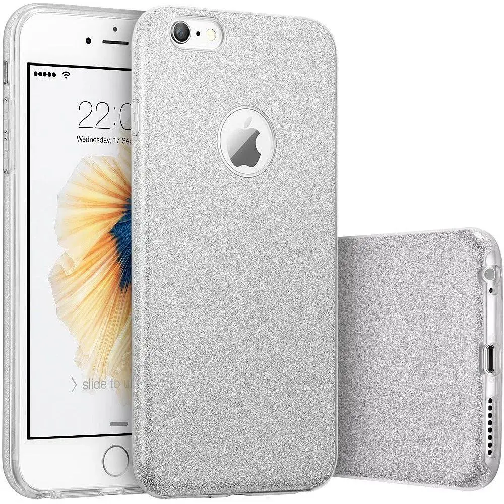 Чохол-накладка Toto TPU Shine Case iPhone 7 Silver - фото 3