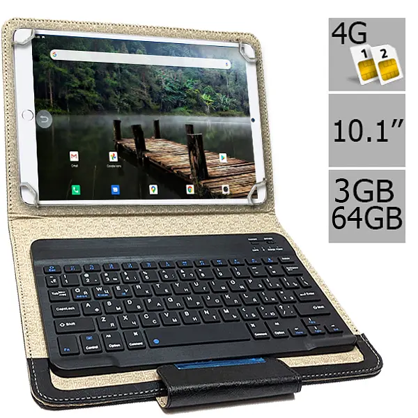 Планшет-телефон Hoozo MT Pad 364 LTE 3/64 Pink + Чехол с Bluetooth клавиатурой - фото 2