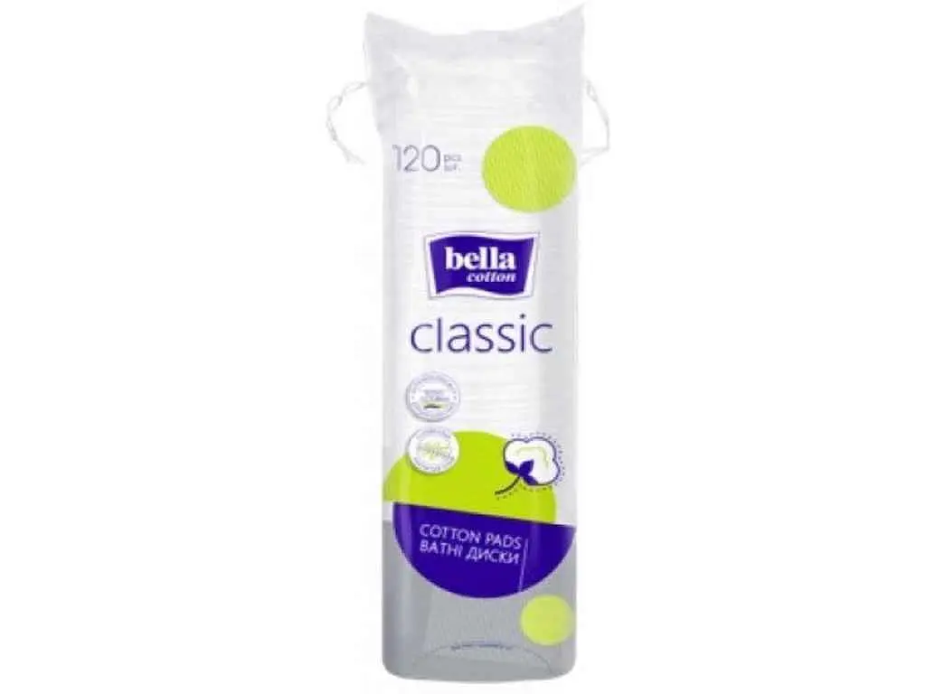 Ватні диски BELLA 120шт Диски сotton classic