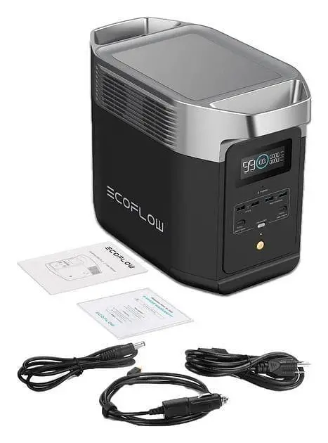 Зарядна станція EcoFlow Delta 2 (1024 Вт·год) 1800 Вт 4 розетки екофлоу x-boost 2700Вт, кабель для сонячних панелей швидка зарядка - фото 4