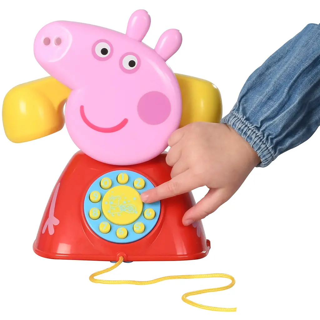 Игрушка-каталка на веревочке Peppa Pig Телефон Пеппи (1684687) - фото 5