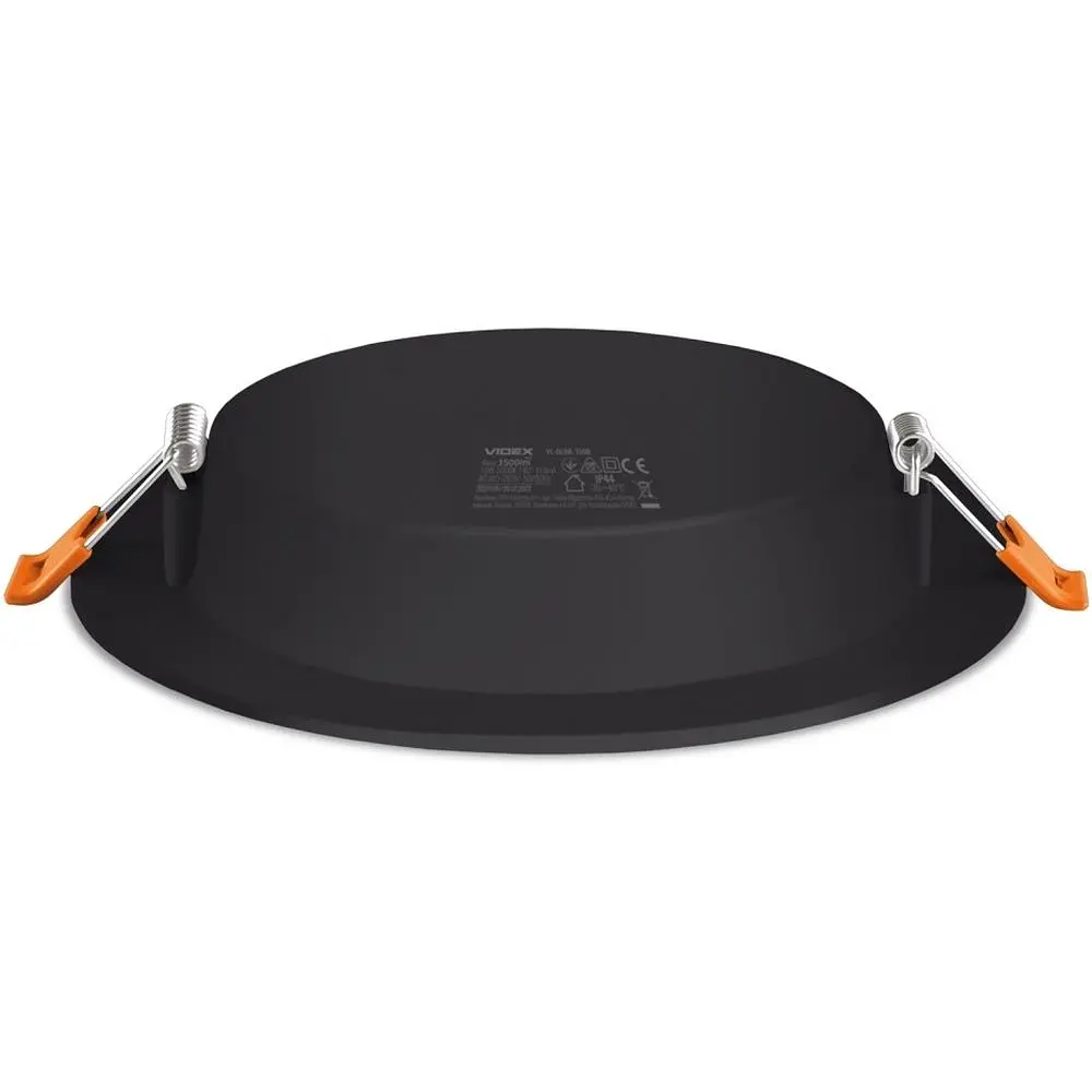 Вбудований світильник Videx LED Back круглий 15W 5000K Black (VL-DLBR-155B) - фото 3