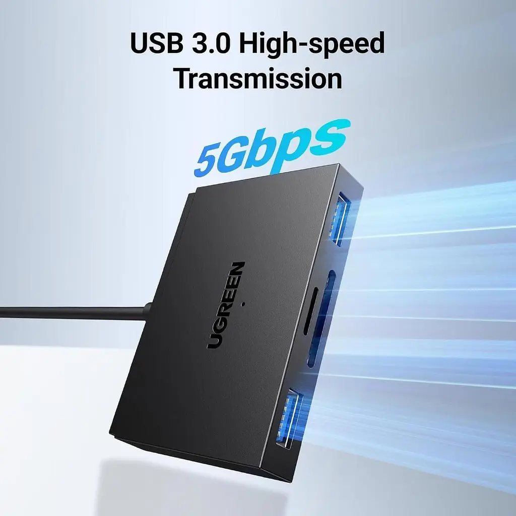 Кардрiдер Ugreen iдер Card Reader USB 3.0 4-in-1 (45167) - фото 8