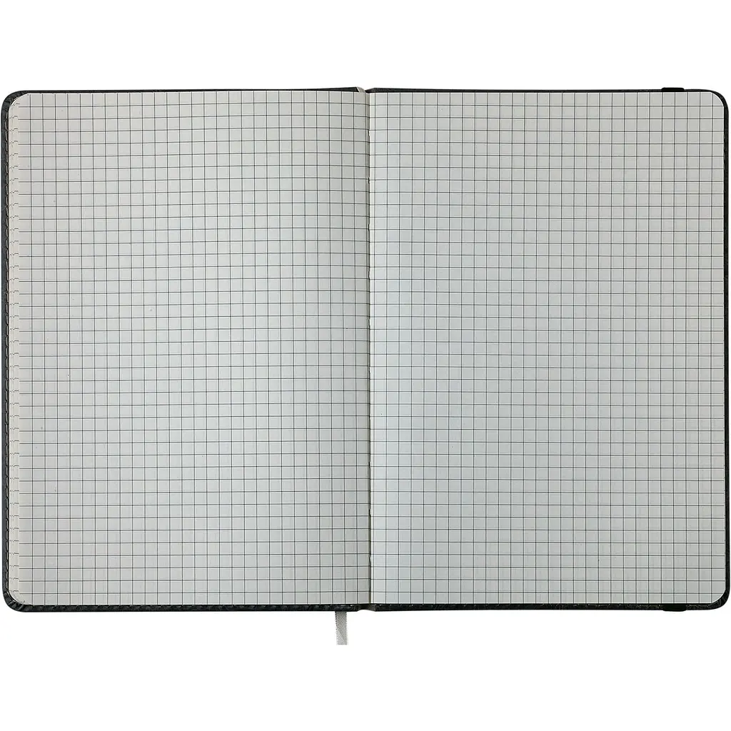 Книга записная Buromax Primo в клеточку 195х125 мм черная 96 листов (BM.291161-01) - фото 4