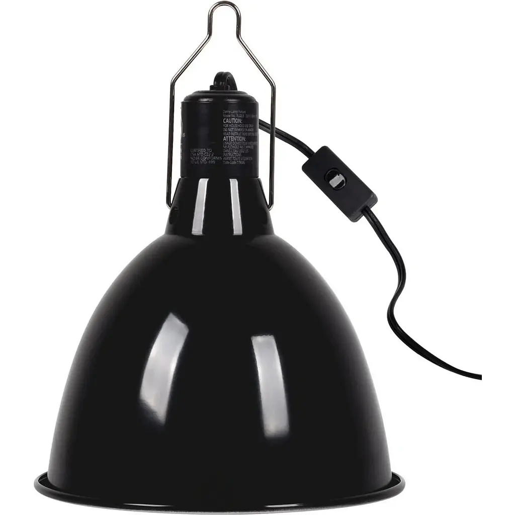 Світильник глибокий рефлекторний Repti-Zoo RL02LB 200W для нагрівальних і UVB ламп - фото 7