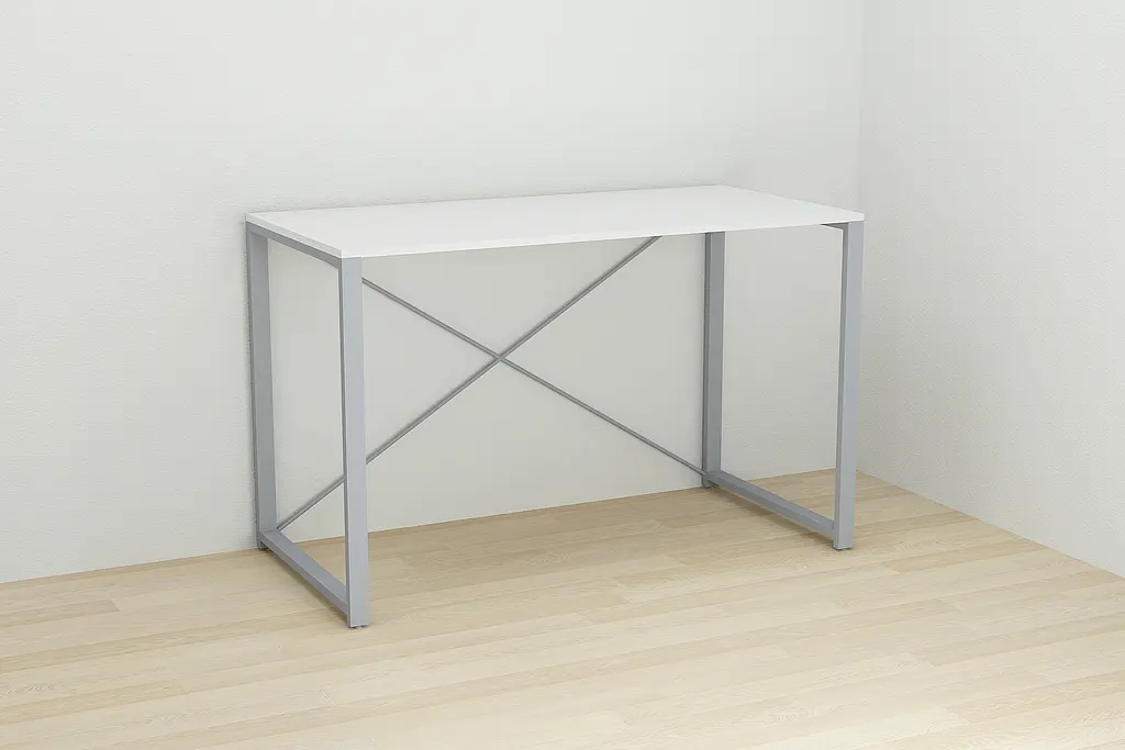 Письмовий стіл Ferrum-decor Серії Конект 75x120x60 сірий ДСП Біле 16мм (FRD-104213) - фото 5