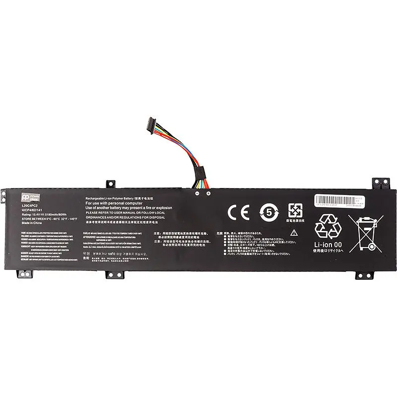 Акумулятор PowerPlant для ноутбуків LENOVO Legion 5-17ITH6 (L20C4PC2) 15.4V 5180mAh (NB482443)