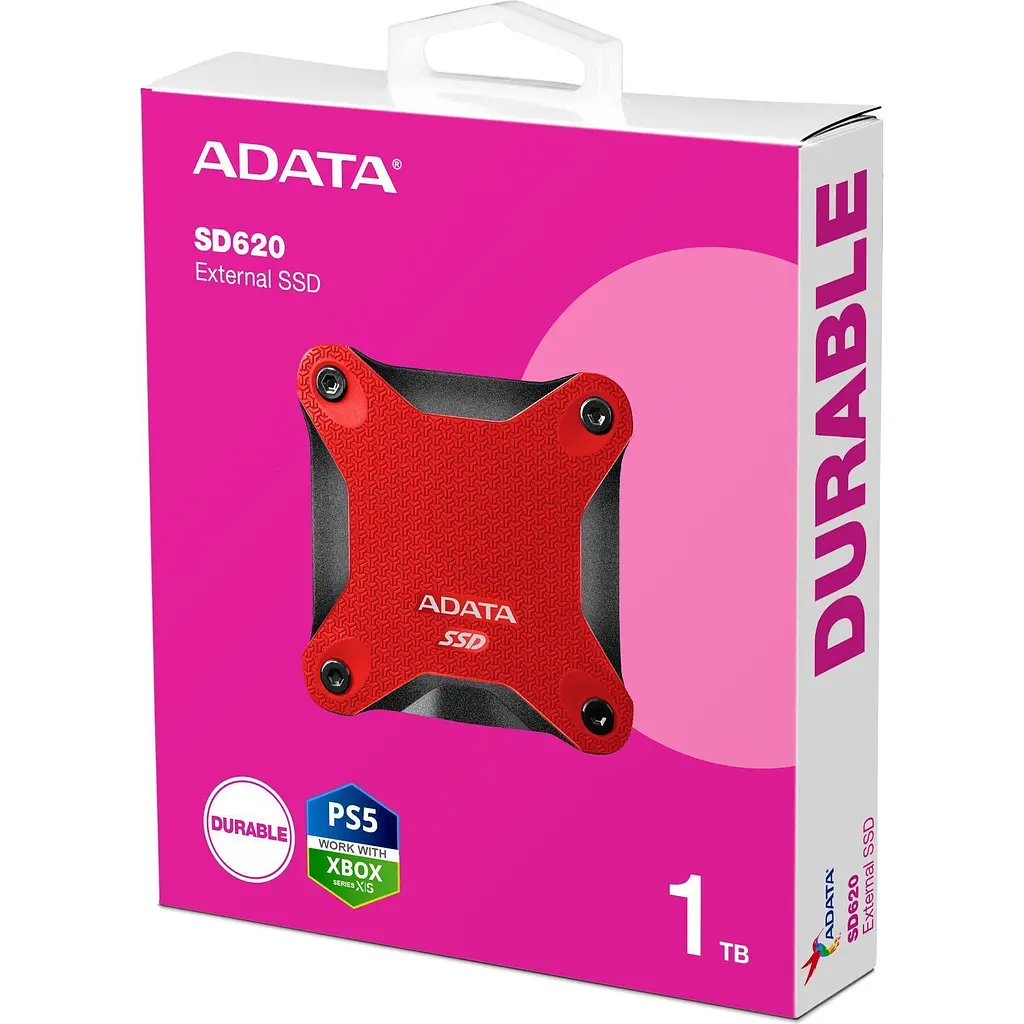 Внешний SSD накопитель ADATA SD620 1TB Red (SD620-1TCRD) [155357] - фото 6